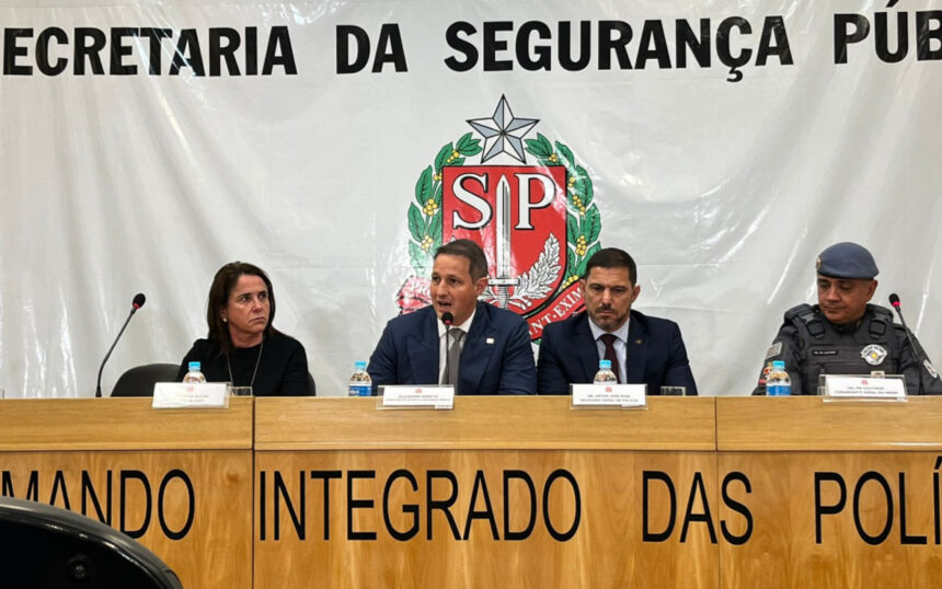 Secretário da Segurança Pública de São Paulo, Guilherme Derrite  - Divulgação/Isabelle Farias Amaral