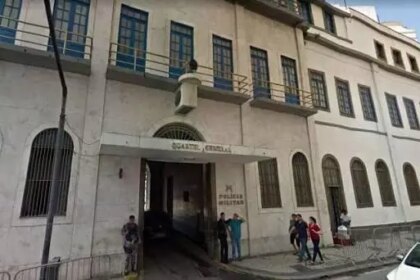 Quartel-General da Polícia Militar, onde o PL foi buscar a maior parte do reforço das forças de segurança para as suas nominatas