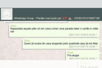 Print de conversa entre membros do CV obtido pela Polícia Civil