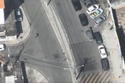 Imagens mostram perseguição a Vinícius Heinen Bernardo Cavalcante