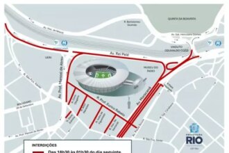 Trânsito no entorno do Maracanã passa por mudanças até a madrugada