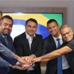 Chapa governo do Rio: Flavio Bolsonaro, Douglas Ruas, Rogerio Lisboa, Castro e Canella