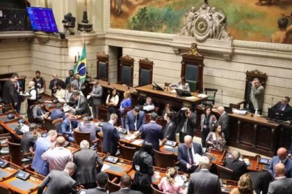 Plenário da Câmara de Vereadores com poucas mulheres