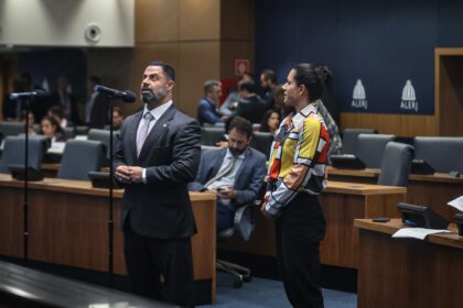 Daniel Martins (União) e Índia Armelau (PL)