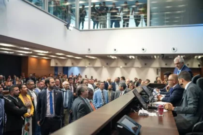 Plenário da Alerj - Deputados em votação