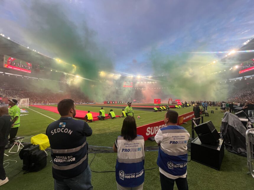 Procon Maracanã publicidades durante partidas de futebol