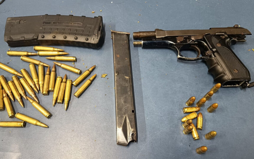 Material apreendido pelos policiais da 166ª DP