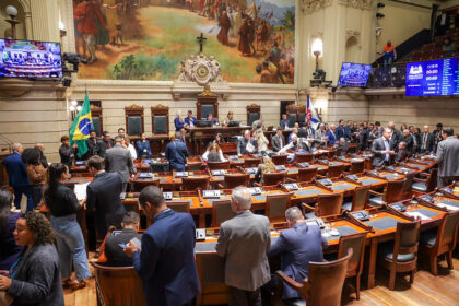 Câmara do Rio em sessão legislativa
