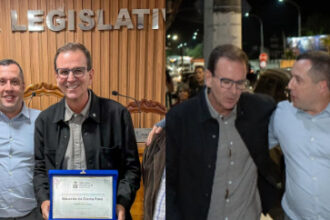 Eduardo Paes e Vitor Ralha em Miguel Pereira