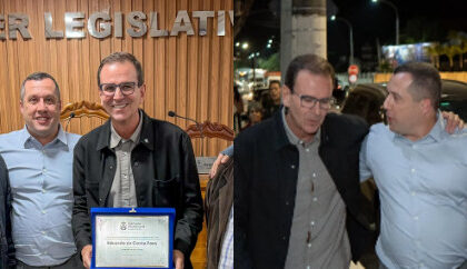 Eduardo Paes e Vitor Ralha em Miguel Pereira
