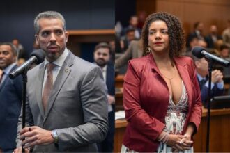 Rodrigo Amorim (PL) e Renata Souza (PSOL)