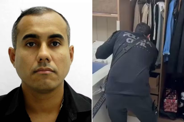Polícia Civil que foi preso durante cumprimento de mandado de busca e apreensão da PCERJ