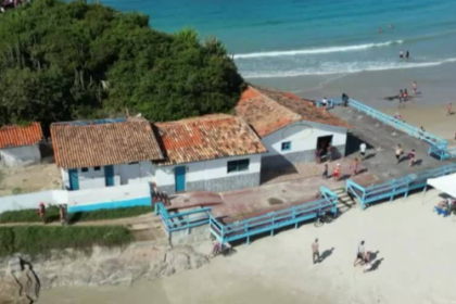 Cabana do Pescador vista de cima
