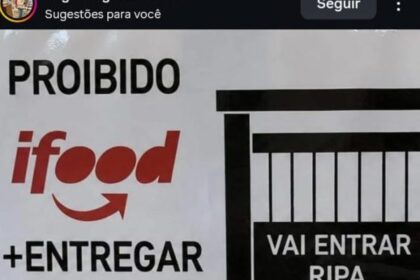 Ameaça nas redes sociais iFood