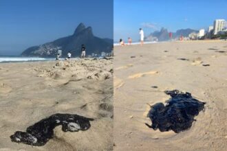 Resíduos de óleo encontrados na Praia de Ipanema serão vistoriados Ibama