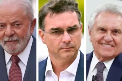 Lula empata com Flávio e Caiado no 2º turno, mostra pesquisa