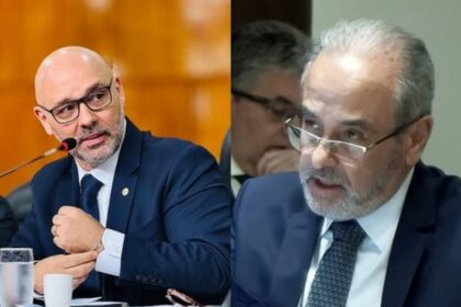 Márcio Pacheco, presidente do TCE-RJ, e José Gomes Graciosa