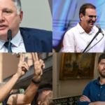 Montagem com os candidatos ao Governo do Rio Anthony Garotinho, Eduardo Paes, Douglas Ruas e William Siri.