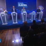 Nas considerações finais do debate, candidatos destacam propostas, citam mudanças e voltam a criticar ausência de Paes
